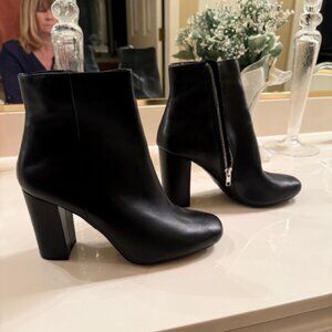 Steve Madden Pixie Black Leather Boots - Never Worm